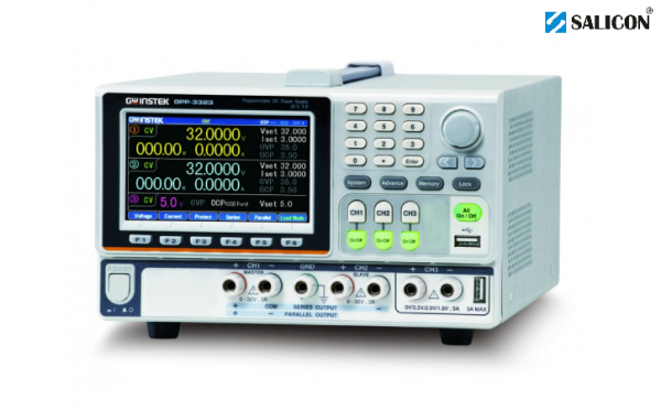 GW Instek GPP-3323 Programmable DC Power Supply, 3 Outputs, 2 x 32V/3A ...